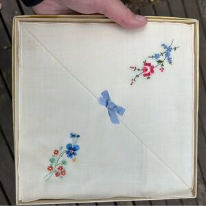 Vintage handkerchief in original box